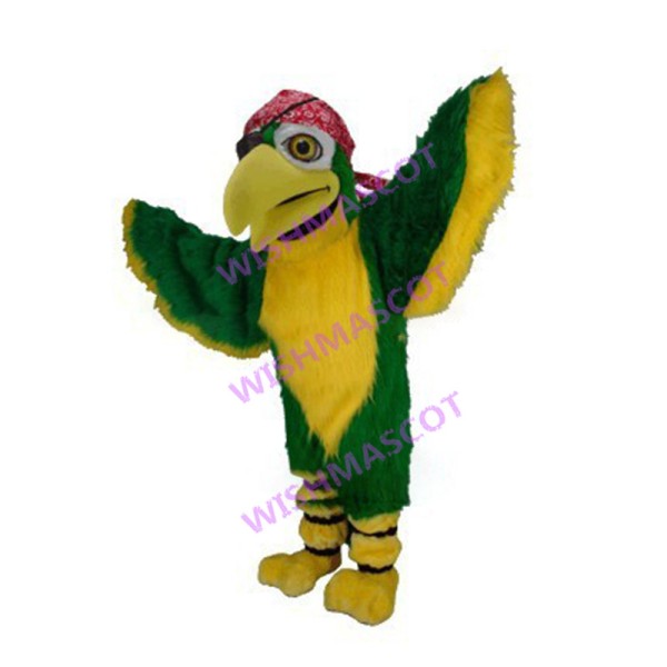 Polly The Pirate Parrot Mascot Costume 