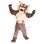 Fierce Power Grey Wildcat Mascot Adult Costume 