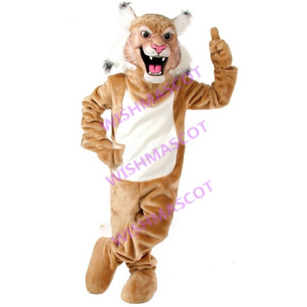 Fierce Bobcat Or Wildcat Mascot Costume