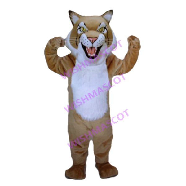 Fierce Bobcat Mascot Costume
