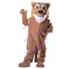 Friendly Bobcat Mascot Costume 