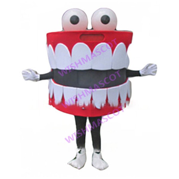 Deluxe Cartoon Oral Cavity Mascot Adult Costume For Halloween Party