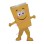 Lightweight Cartoon Yellow Book Mascot Adult Costume 