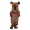 Tan Bulldog Mascot Costume 