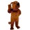 Brown Hound Dog Mascot Costume 