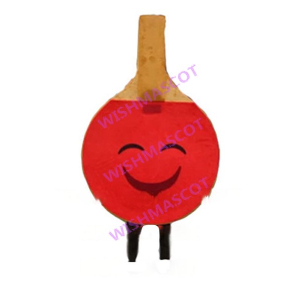 Lightweight Cartoon Table Tennis Racket Mascot Adult Costume For Halloween Party