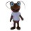 Adult Cartoon Brown Ant Mascot Costume 
