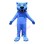 Blue Little Lion Mascot Adult Costume 