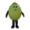 Lightweight Cartoon Yellow Lemon Mascot Adult Costume 