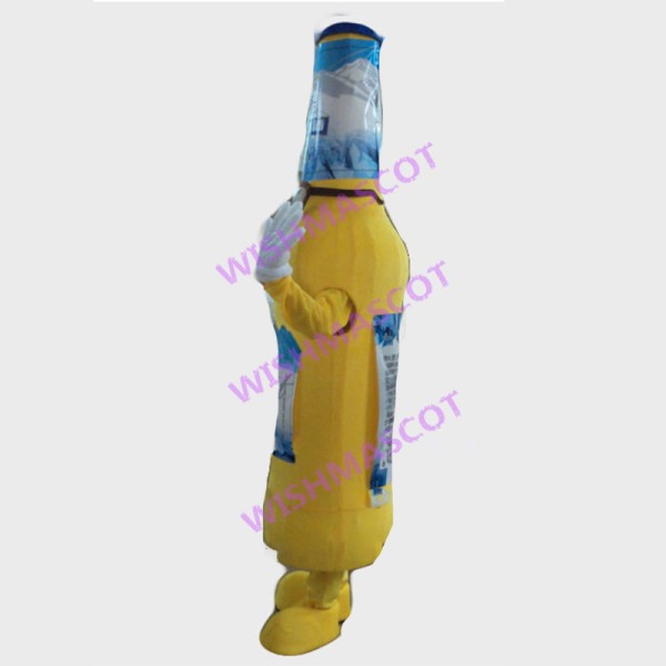 Deluxe Beer Bottle Mascot Adult Costume For Halloween Party