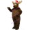 Christmas Reindeer Long Plush Mascot Costume 