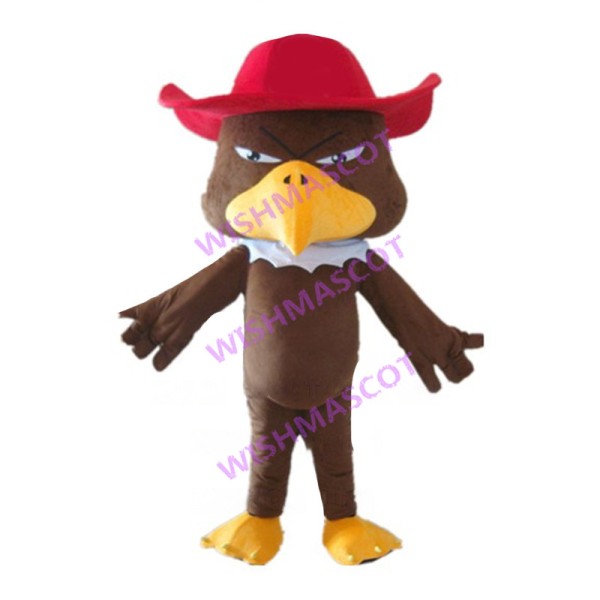 Adult Cartoon Pirate Hawk Mascot Costume 