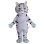 White Tiger Mascot Adult Costume 