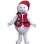 Christmas Snowman Mascot Costume 