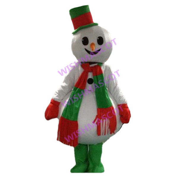 Winter Snowman Mascot Costume 