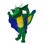 Big Green Dragon Mascot Costume 