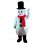Mr. Snowman Mascot Costume 