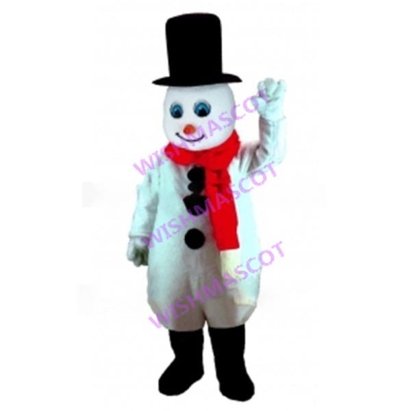 Mr. Snowman Mascot Costume 