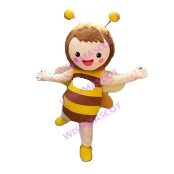 Cute Cartoon Honeybee Mascot Costume 