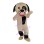 Lovely White Spotted Dog Mascot Costume 