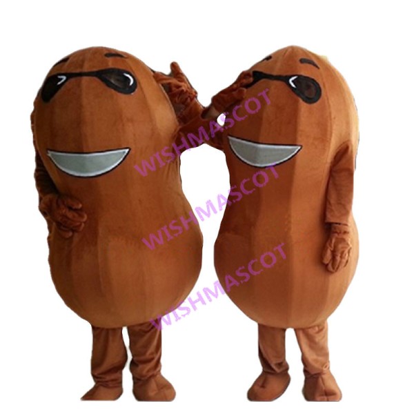 Deluxe Cartoon Peanut Mascot Costume 