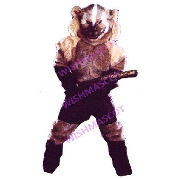 Fierce Badger Mascot Adult Costume 
