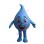 Adult Size Cartoon Blue Water Drop Mascot Costume 