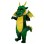 Green Dragon Mascot Costume 