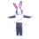 Grey Hare Mascot Costume 