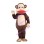 Brown Paul Frank Mascot Costume 