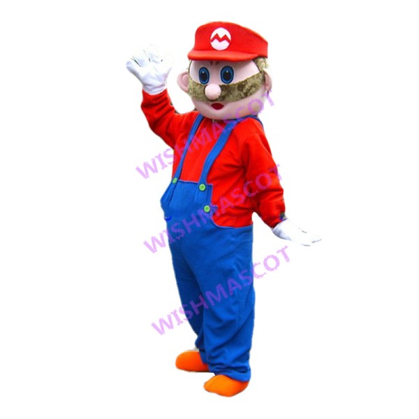 Determined Mario Mascot Costume 