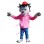 Adult Cartoon Big Bad Wolf Mascot Costume 