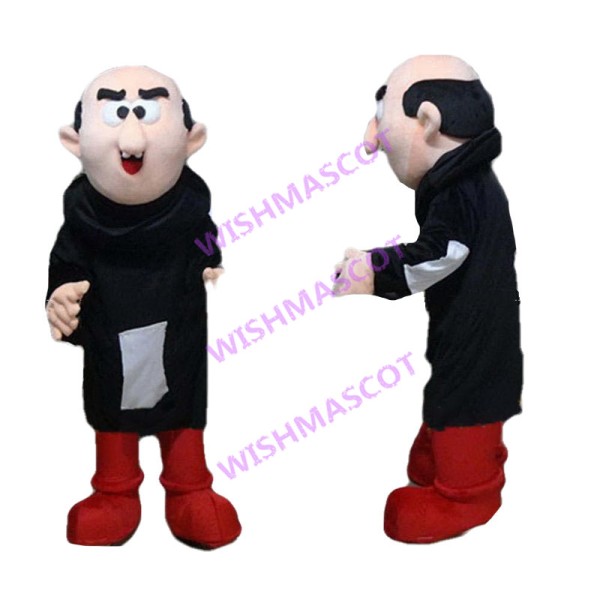 Evil Gargamel Mascot Costume 