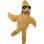 Cool Cartoon Yellow Starfish Mascot Adult Costume 