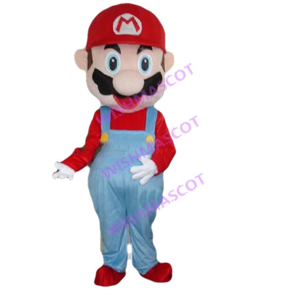 Aggressive Mario Mascot Costume 