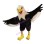 Flying Bald Eagle Mascot Costume 