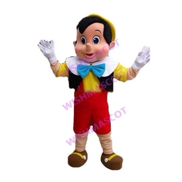 Brave Pinocchio Mascot Costume 