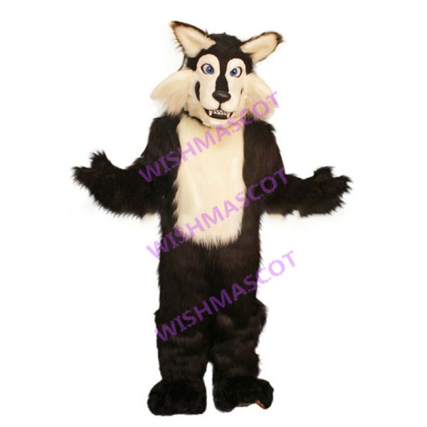 Best Black Husky Mascot Costume 