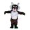 Howling Brown Husky Mascot Costume 