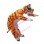 Orange Tiger Mascot Costume 