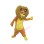 Energetic Cartoon Alex the Lion Mascot Costume 