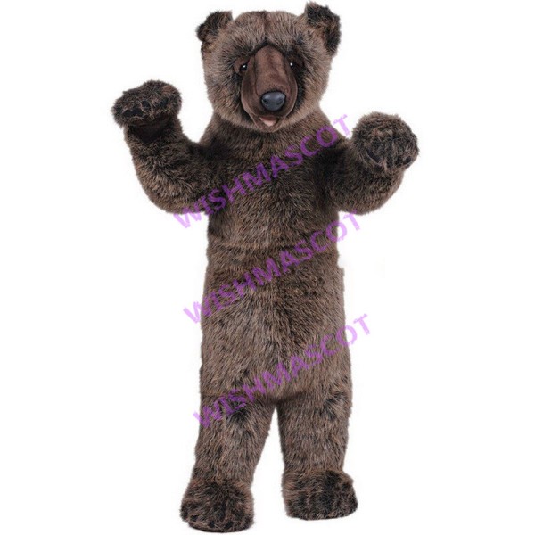 Grizzly Bear Mascot Adult Costume 