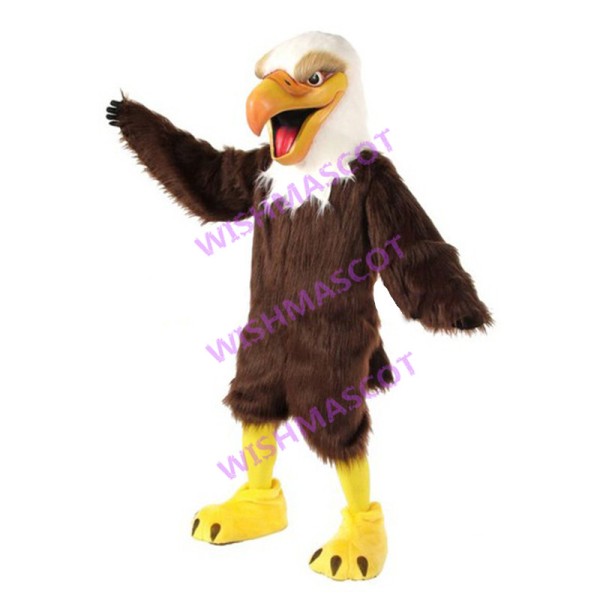 Screaming Bald Eagle Mascot Costume 
