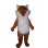 Brown Fox Long Fur Mascot Adult Costume 