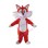 Adorable Cartoon Red Fox Mascot Costume 