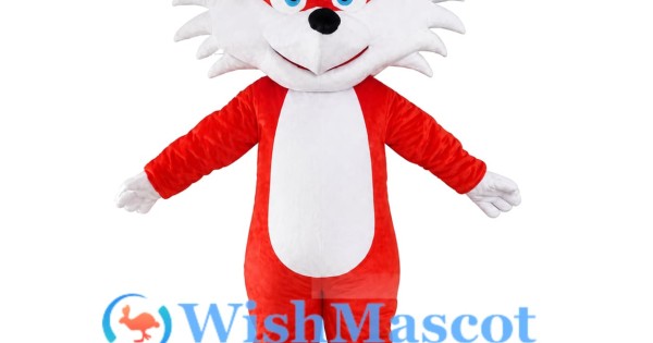 Adorable Cartoon Red Fox Mascot Costume