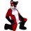 Red Fox Mascot Adult Costume 