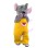 Cute Grey Elephant Mascot Costume 