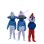 Gentle Papa Smurf / Brainy Smurf / Clumsy Smurf Mascot Costume 