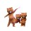 Mysterious Cartoon Brown bear Mascot Costume 
